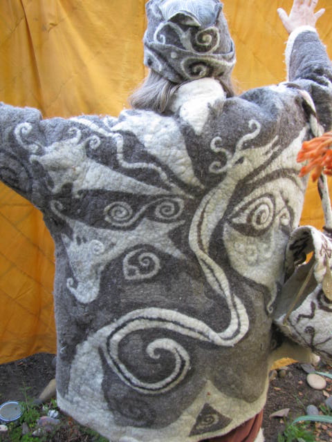 Shaman's coat and hat